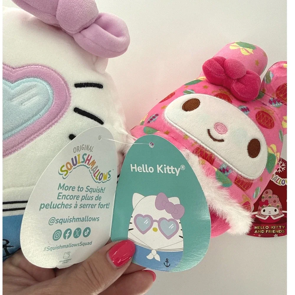 Squishmallows Sanrio Plush Bundle Unisex 7
